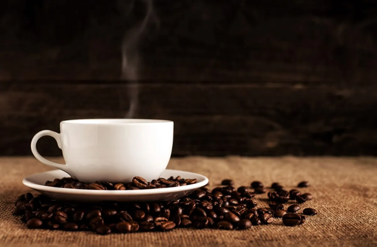 Detail einer frisch gebrühten Kaffeespezialität