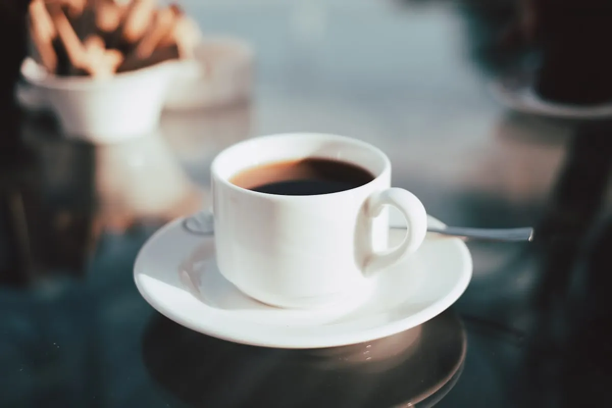 Frisch geröstete Bohnen für Espresso